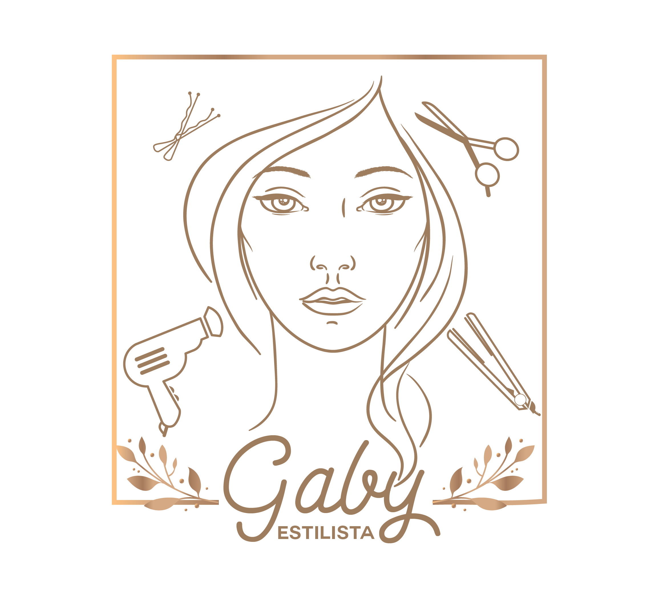 Logo Transparente Gaby estilista